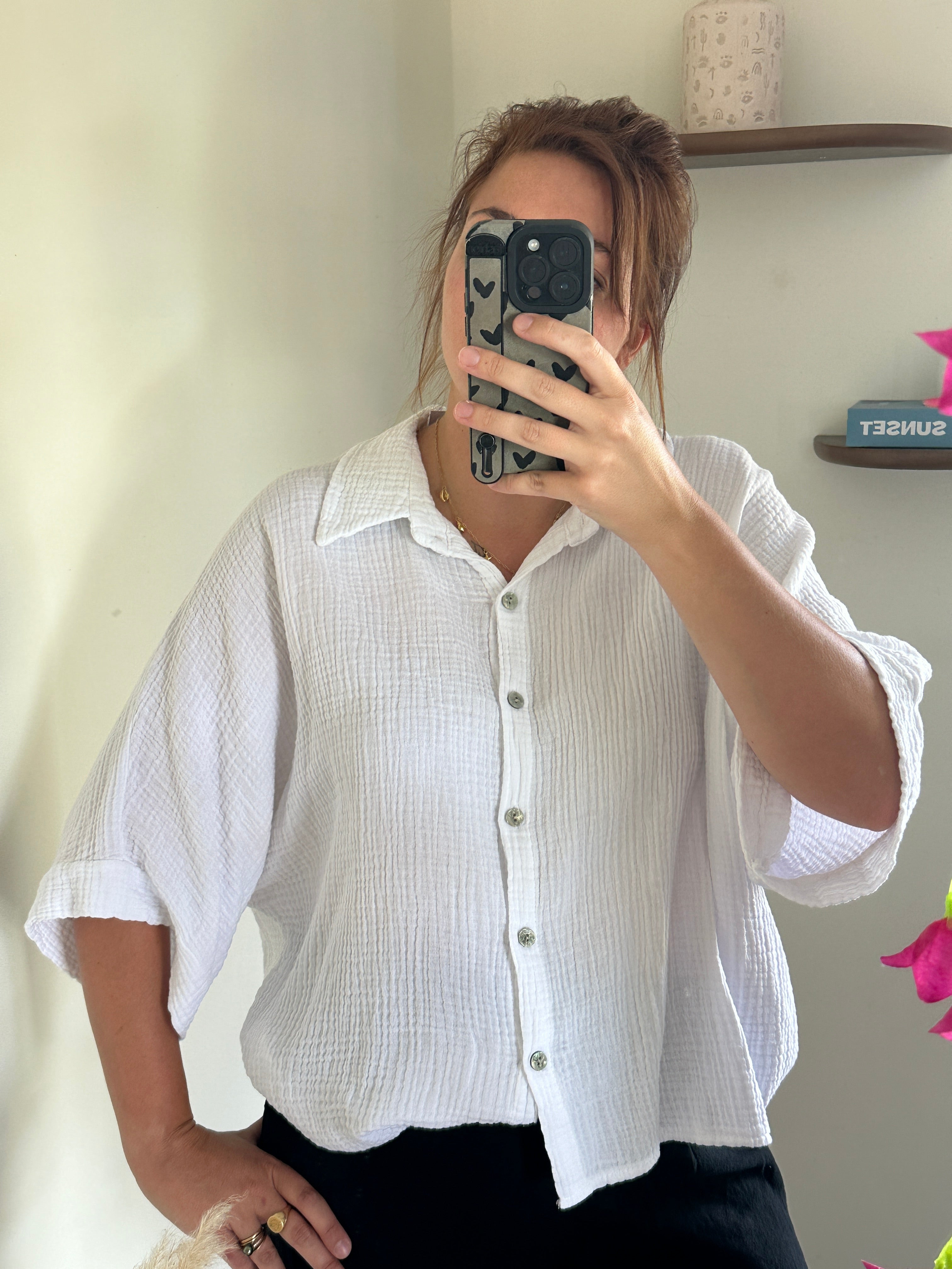 Chemise gaz de coton